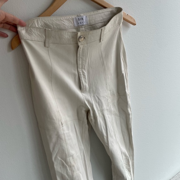 SIR the Label white leather pants - Picture 2 of 11